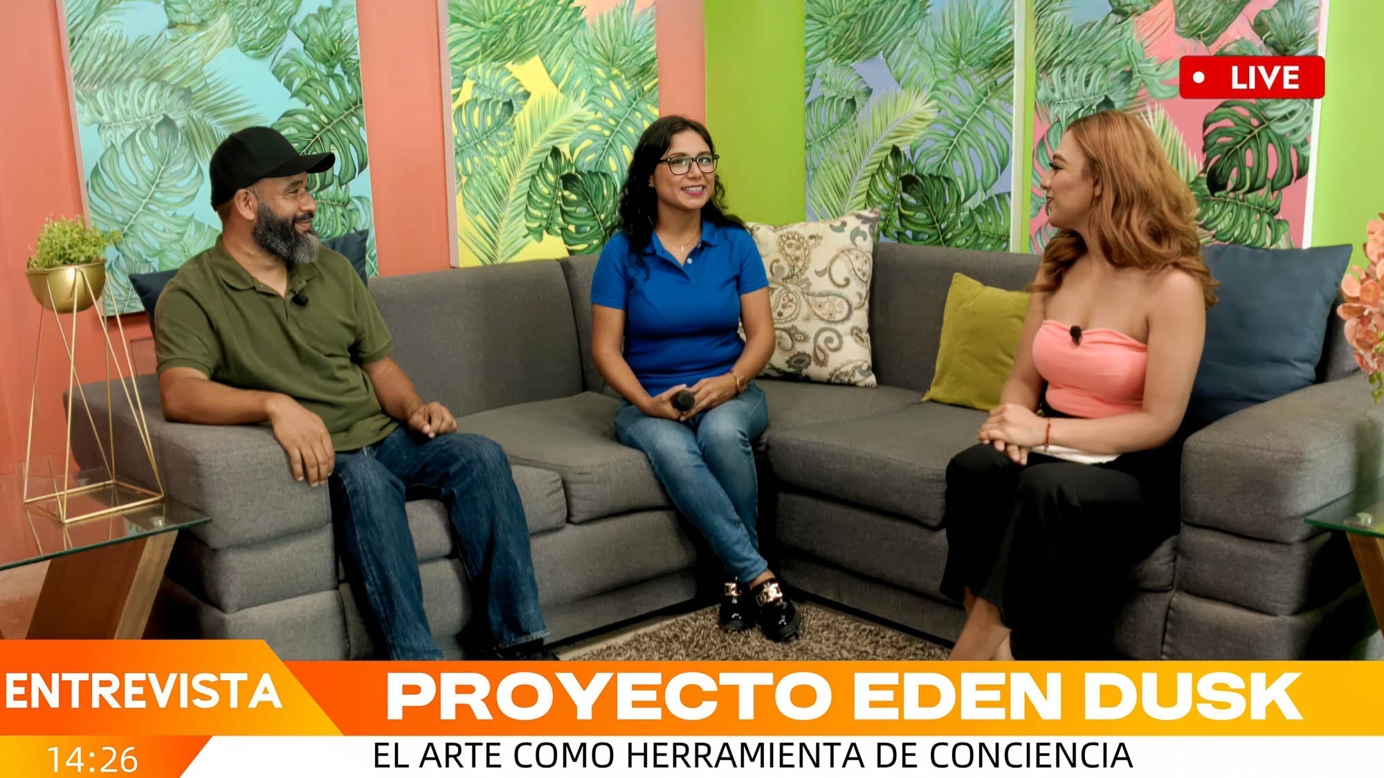 Entrevista televisiva a Eden Dusk en Ritmo y Salud.